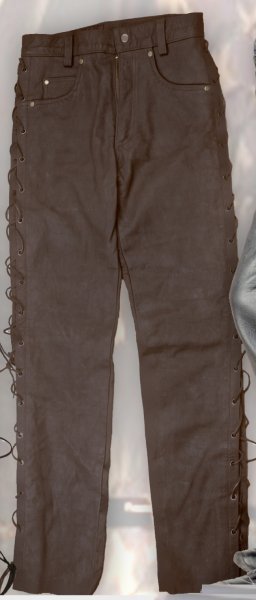 Nubuklederhose geschnürt LH 07307