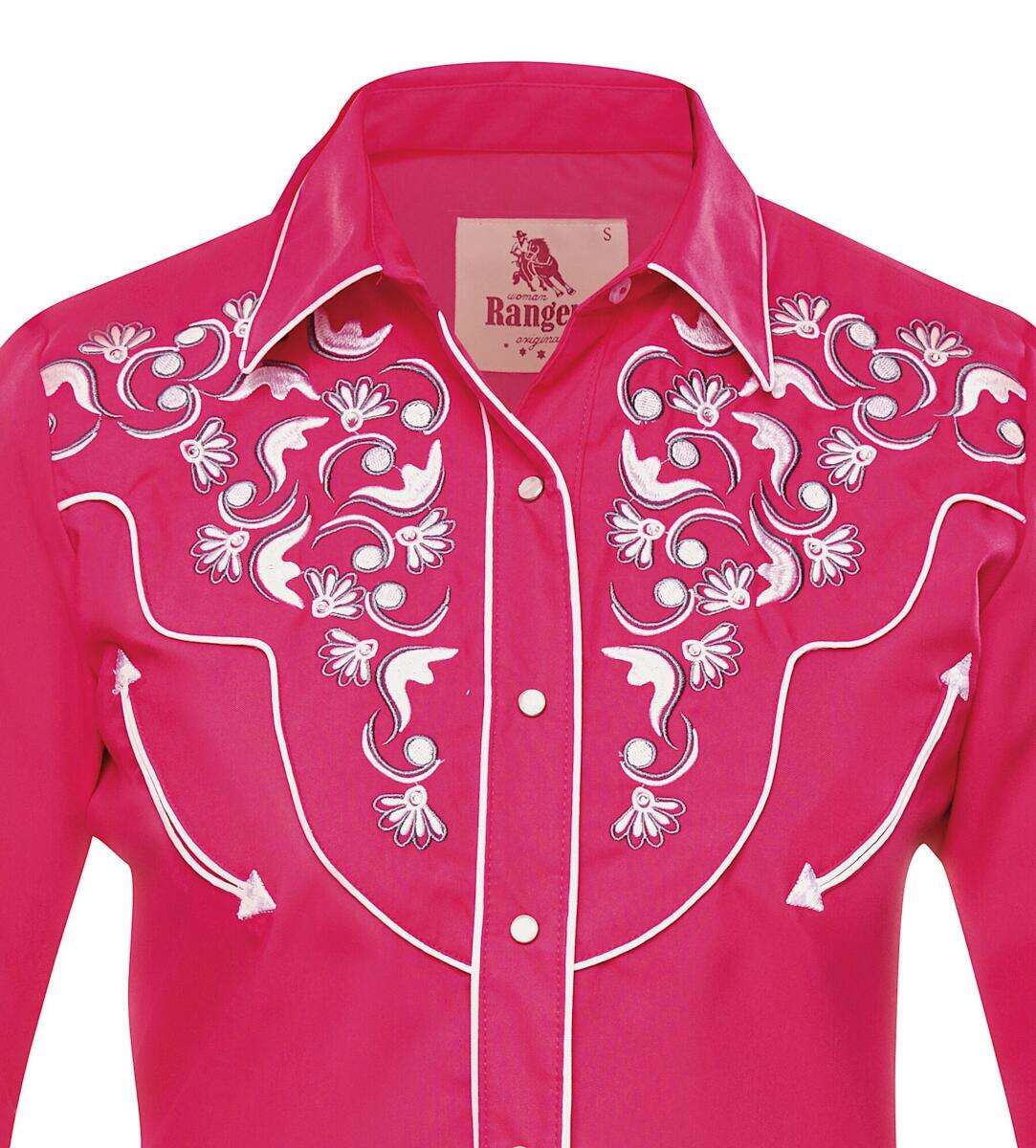 Rangers Westernbluse Madison fuchsia