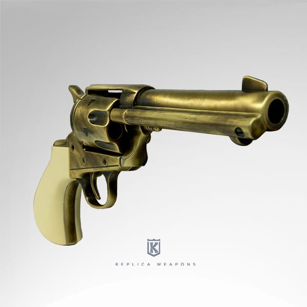 Deko Colt Thunderer messing-poliert/elfenbein