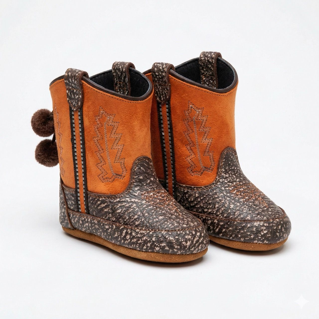 Baby Westernstiefel orange
