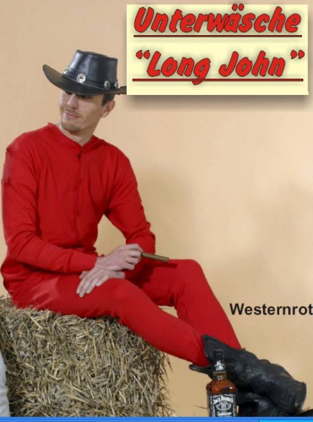  Unterwäsche Long John rot 144.12 (G)