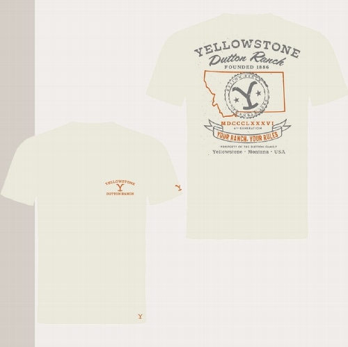 T-Shirt YELLOWSTONE Your Ranch Your Rules