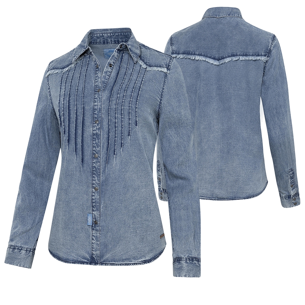 Jeansbluse Blue