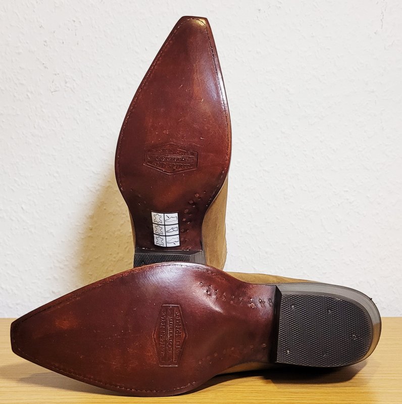 Westernstiefelette Canyon kurz braun
