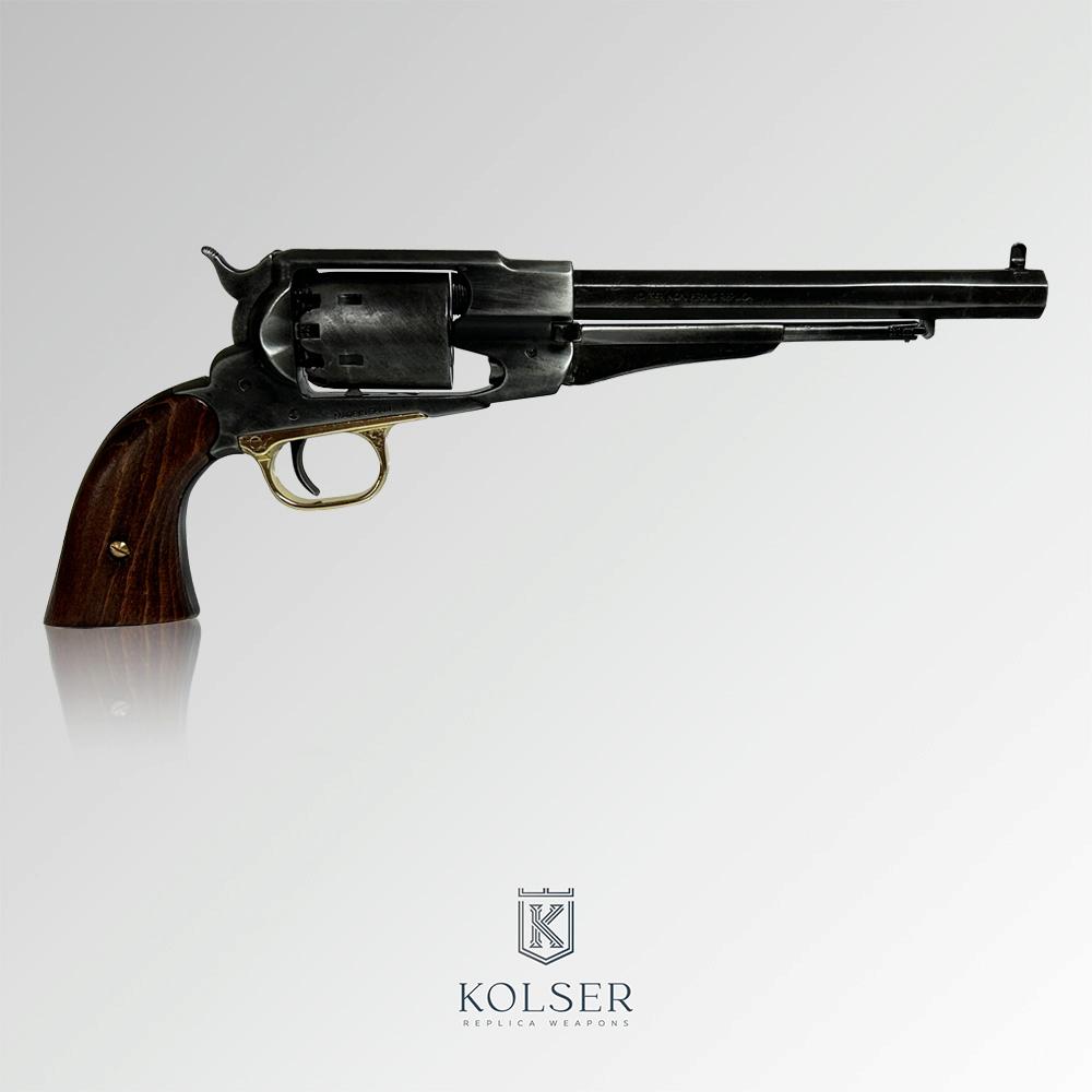 Deko Colt Remington Perkussionsrevolver 1858 altschwarz