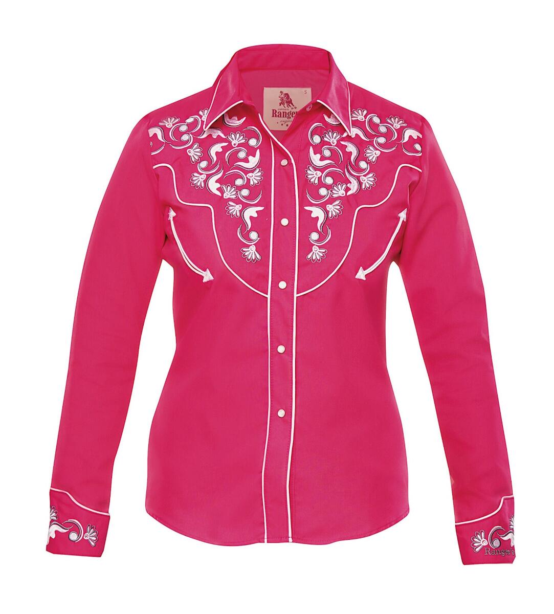 Rangers Westernbluse Madison fuchsia