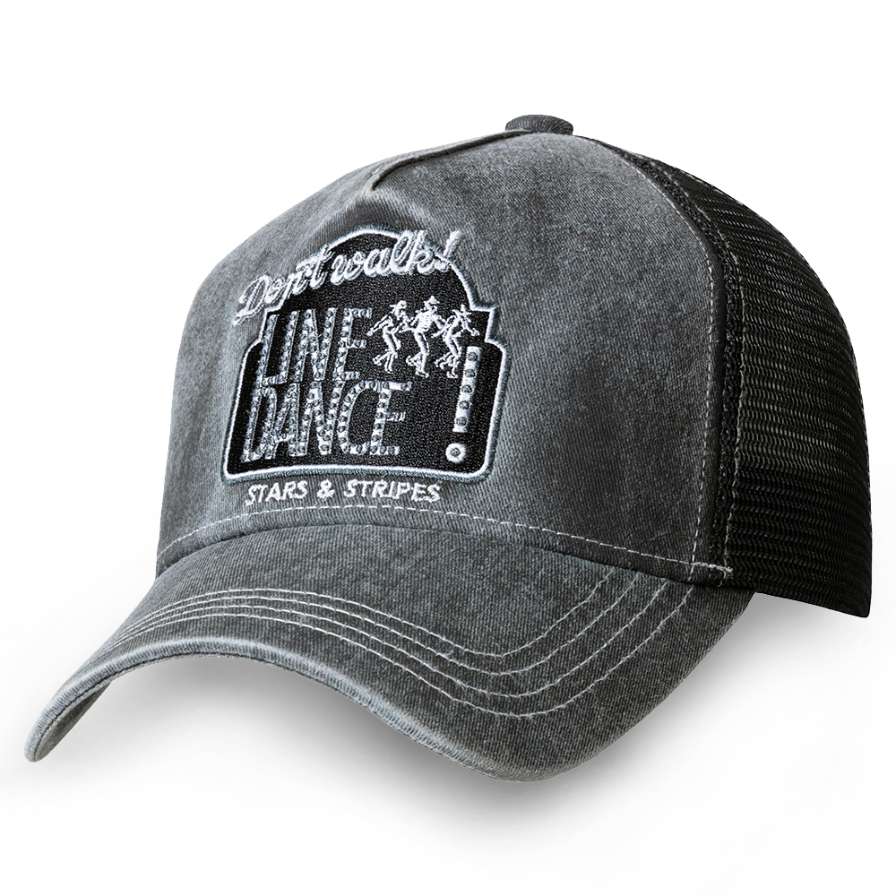 Truckercap TC Line Dance grau