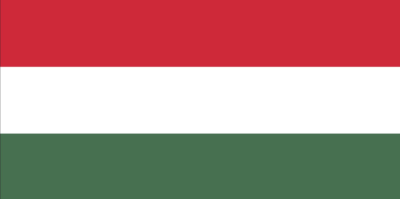 Ungarn Garten Flagge, 33 X 47 Cm - Aus Polyester, Beidseitig Bedruckt, Für Fahnenmast Oder Wanddekoration